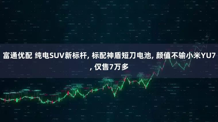富通优配 纯电SUV新标杆, 标配神盾短刀电池, 颜值不输小米YU7, 仅售7万多
